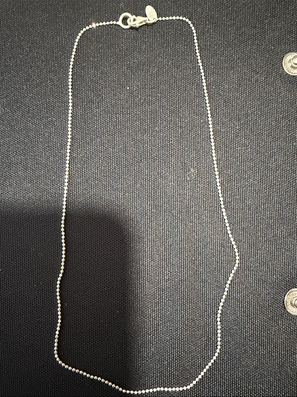 Mexican silver .925  Ball Chain Necklace -Accessory